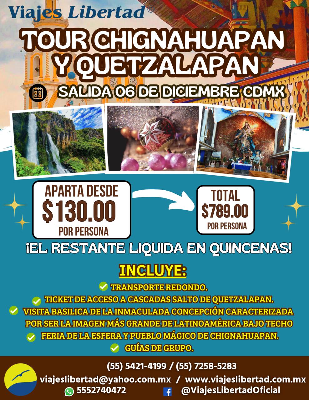 Tour Tuxpan - Viajes Libertad