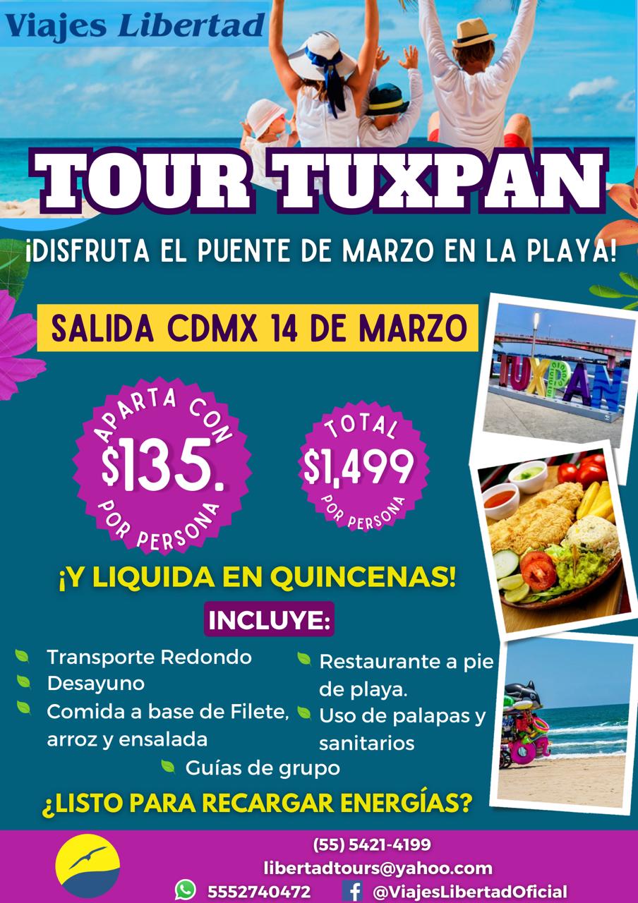 Tour Tuxpan - Viajes Libertad